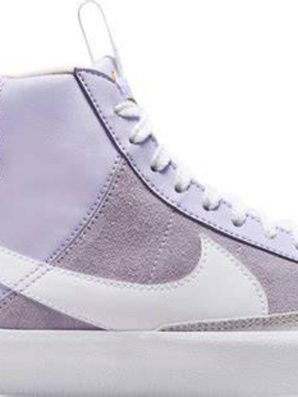 Nike Blazer Mid ’77 SE GS Lilac Lavender White FJ2952-500 Size 4Y